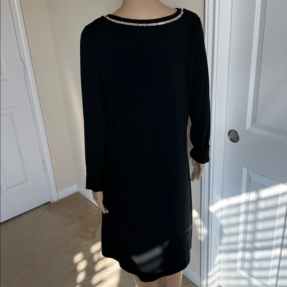 Elegant Black Long Sleeve Dress by J.JILL. - Picture 6 of 16